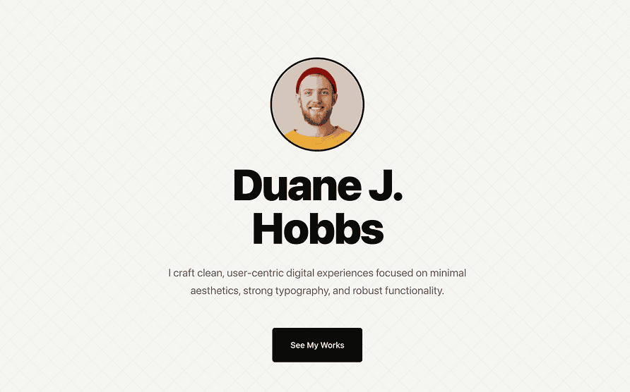 Minimal theme preview