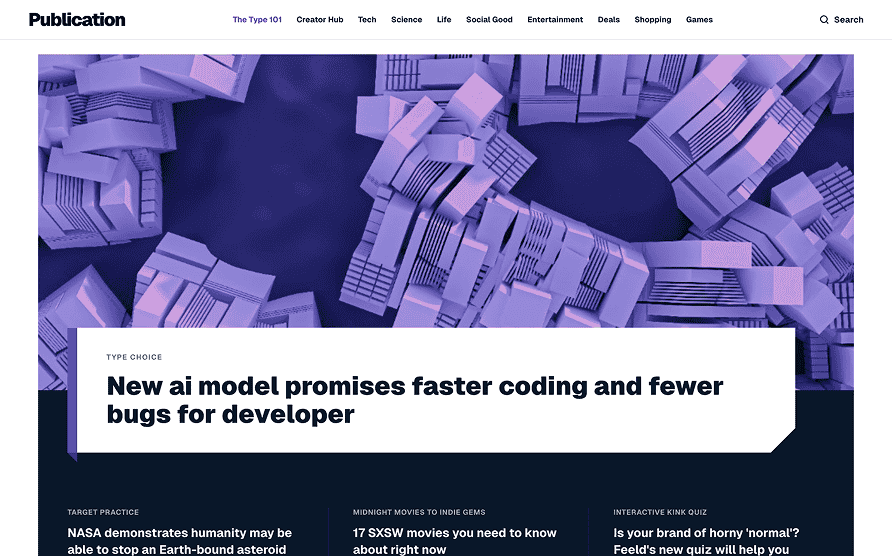 Publication design skill preview