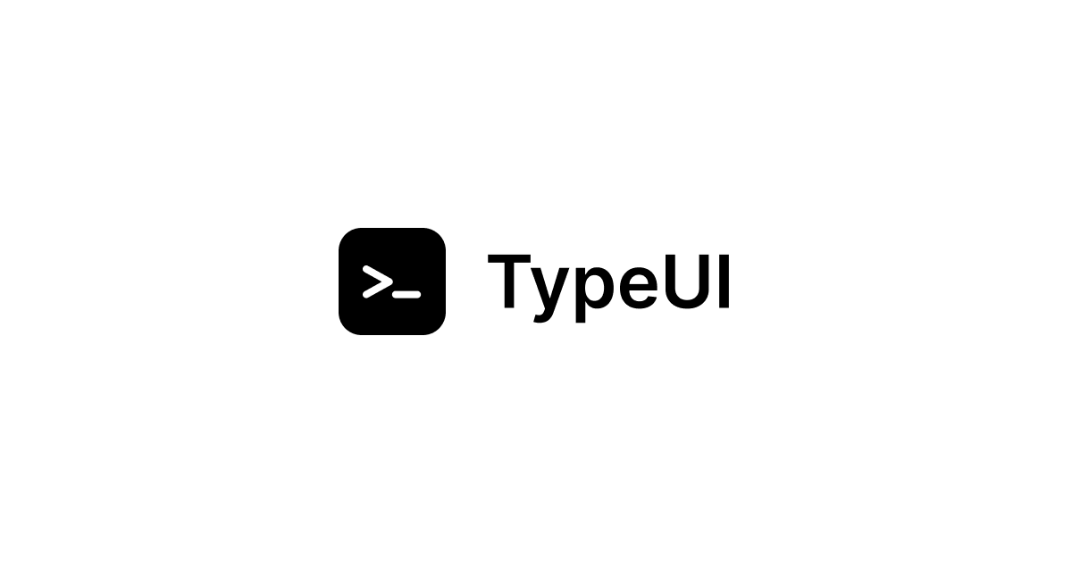 TypeUI logo