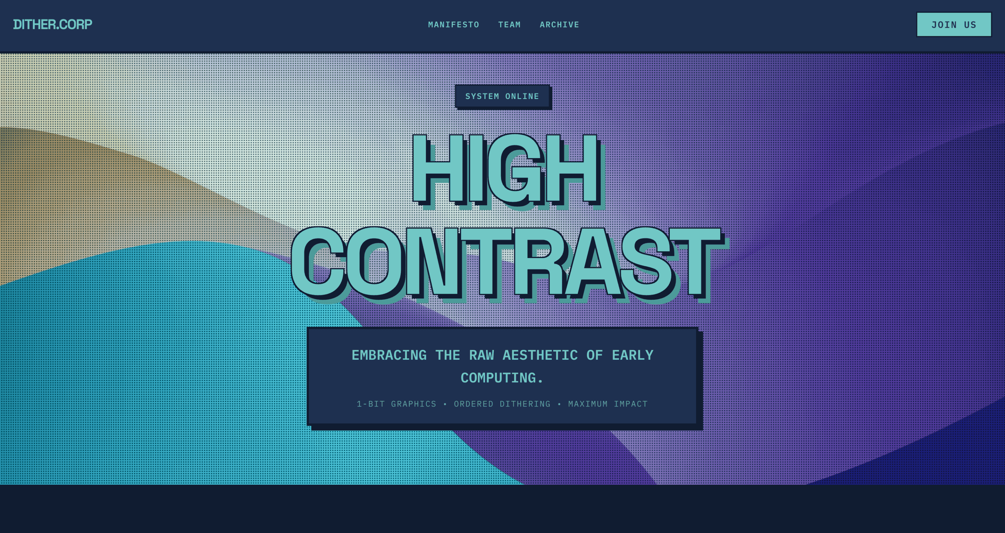 Dithered design skill