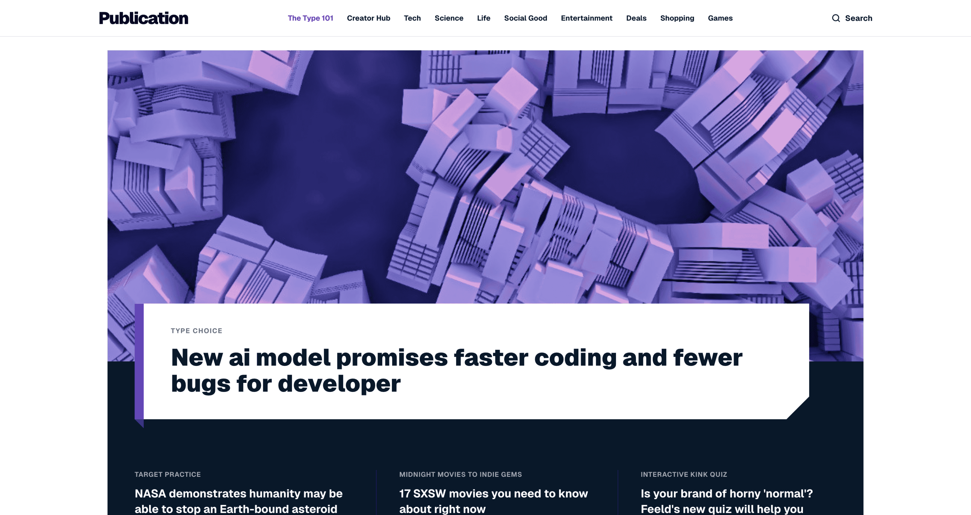 Publication design skill